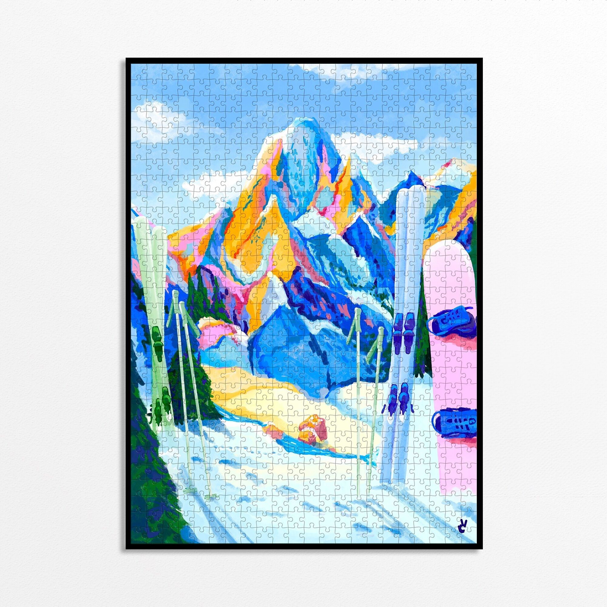 Puzzle da 1000 pezzi - La neve deve continuare