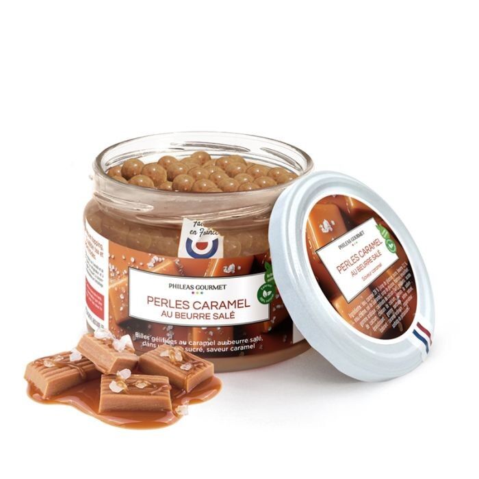 Perle di caramello salato