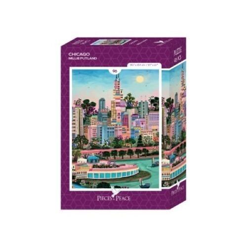 Mini puzzle da 96 pezzi - Chicago