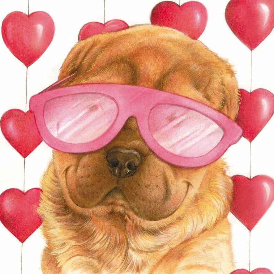 Carte de présentation - Amoureux - par lot de 10