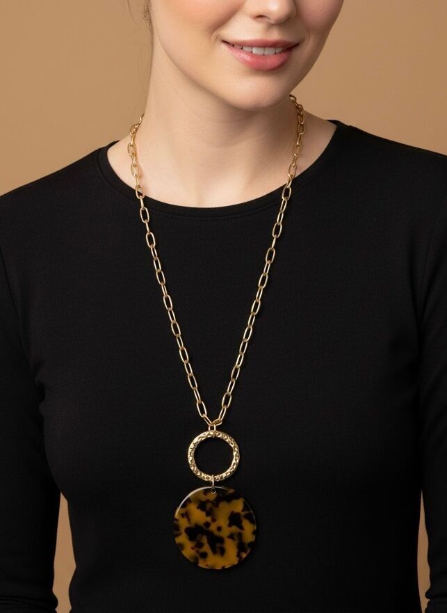 Collana lunga in acciaio inossidabile 224RX83