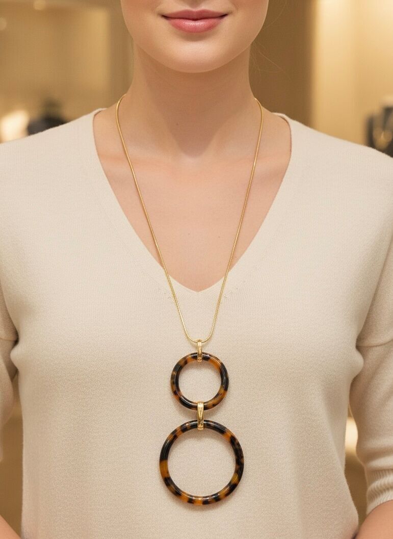 Collana lunga in acciaio inossidabile 224RX80