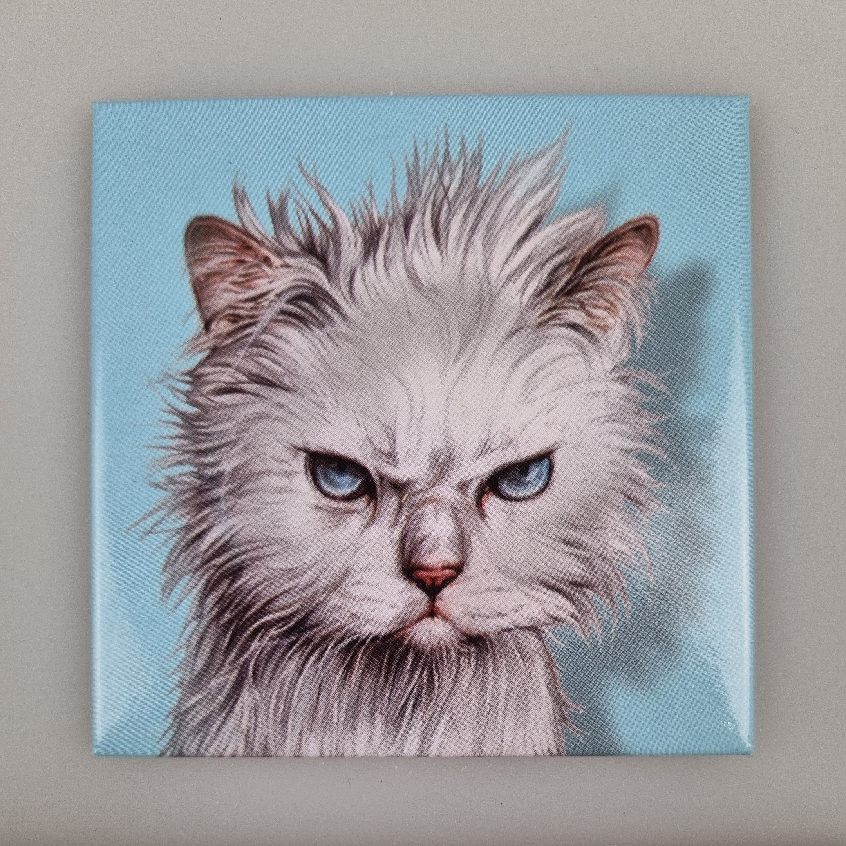 Aimant pour réfrigérateur - Tête de chat