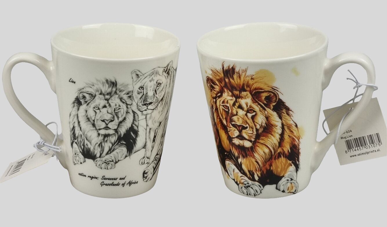 Collection de tasses Faune - Lion
