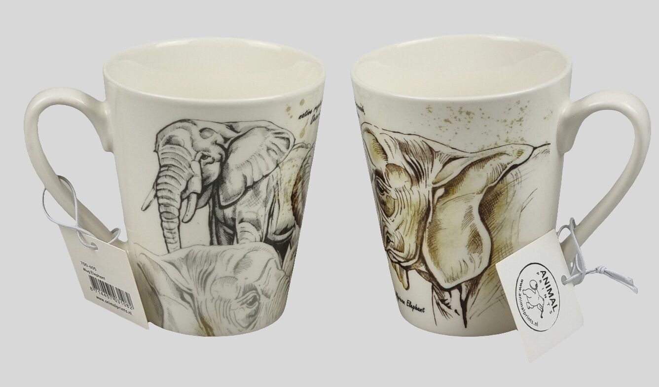 Collection de tasses Faune - Éléphant