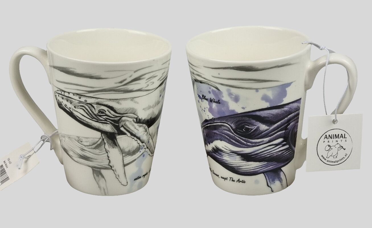 Collection de tasses animalières - Baleine