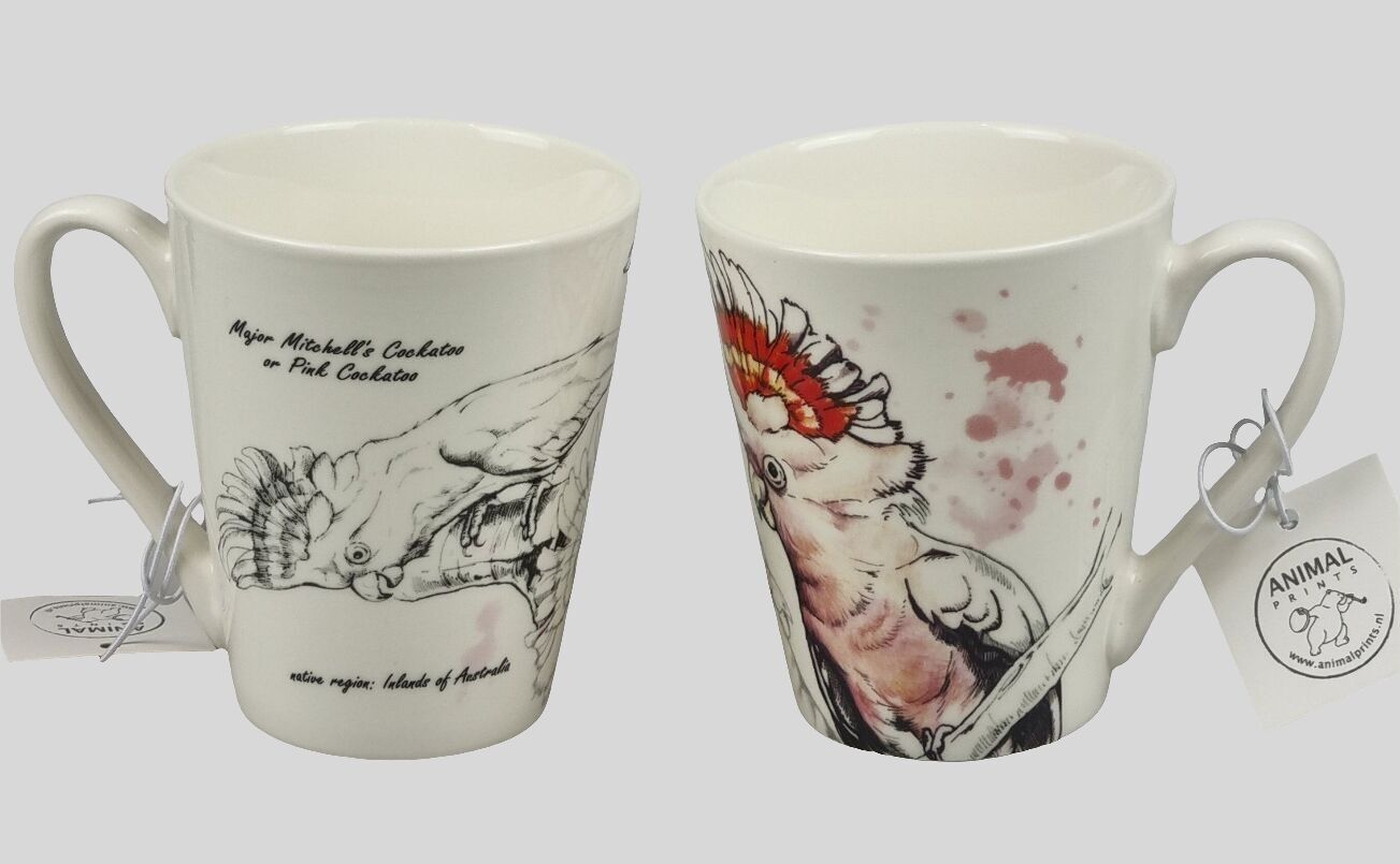 Collection de tasses Faune sauvage - Cacatoès inca