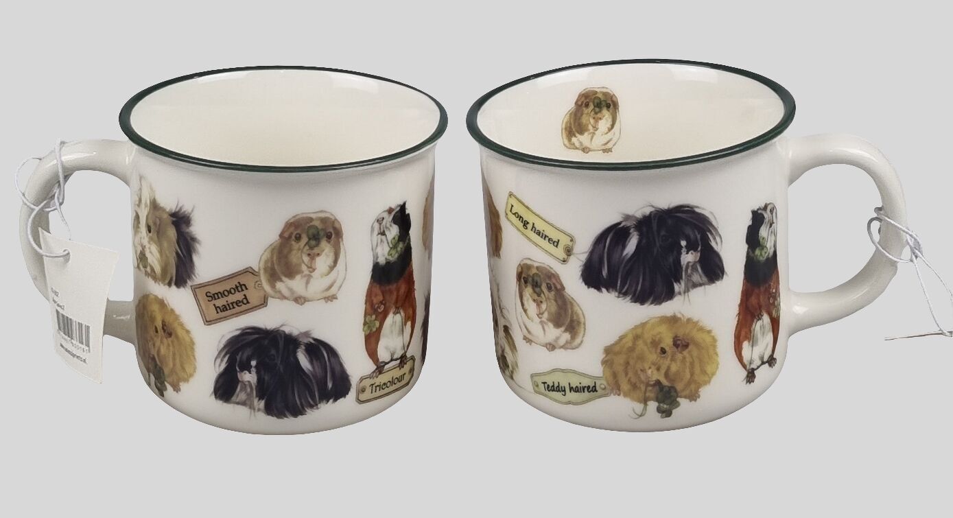 Tasses à collage - Cochons d'Inde - modèle 2