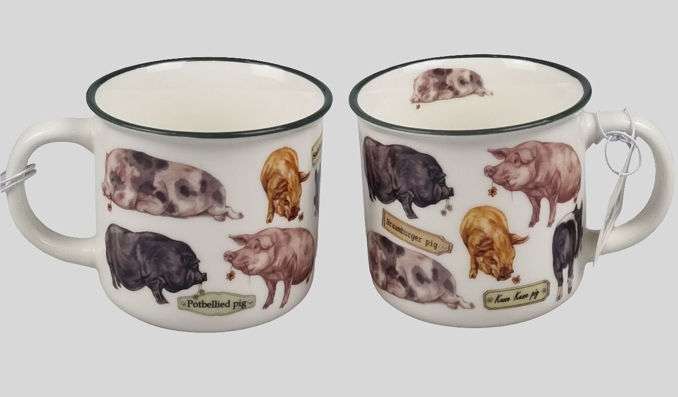 Tasses à collage - Cochon