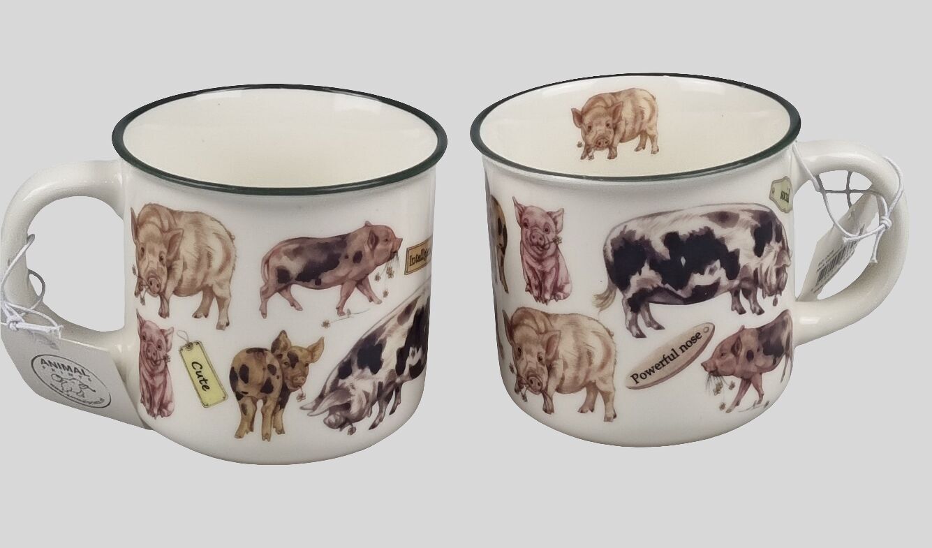 Tasses à collage - Cochon