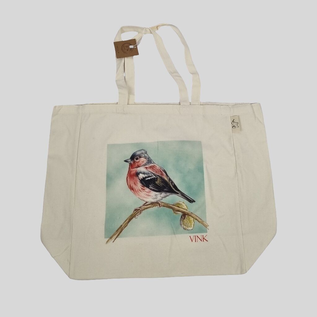 Sac cabas en coton imprimé - Vink