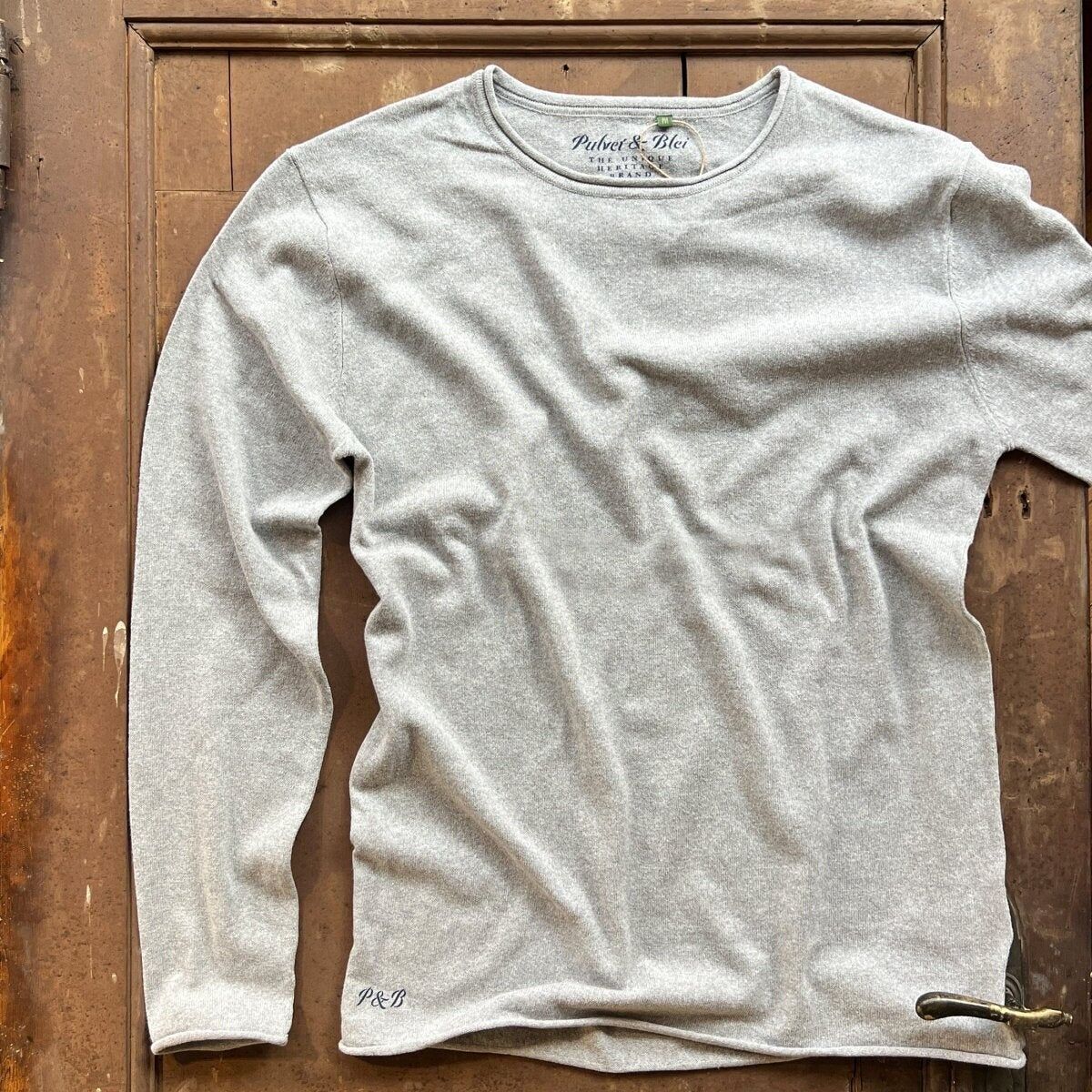 Suéter de punto - Heritage Gent gris claro