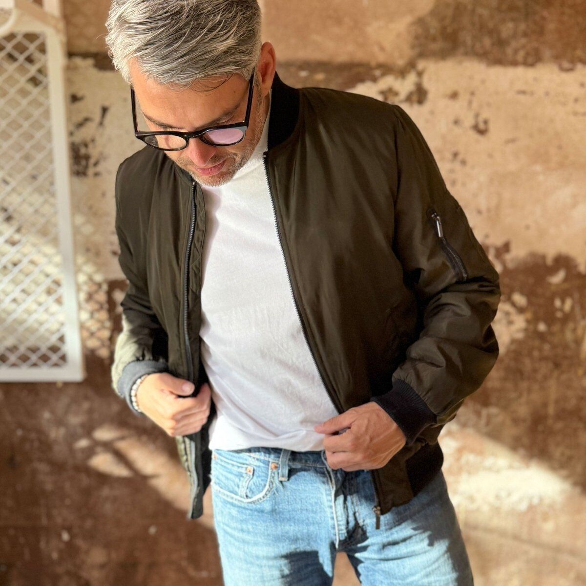 Heritage Drift - Bomber Jacket Oliv