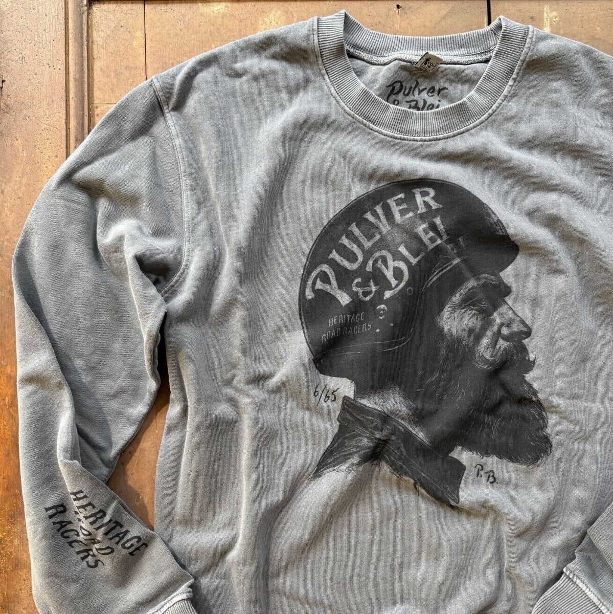 Road Racers - Washed Grey Sweatshirt