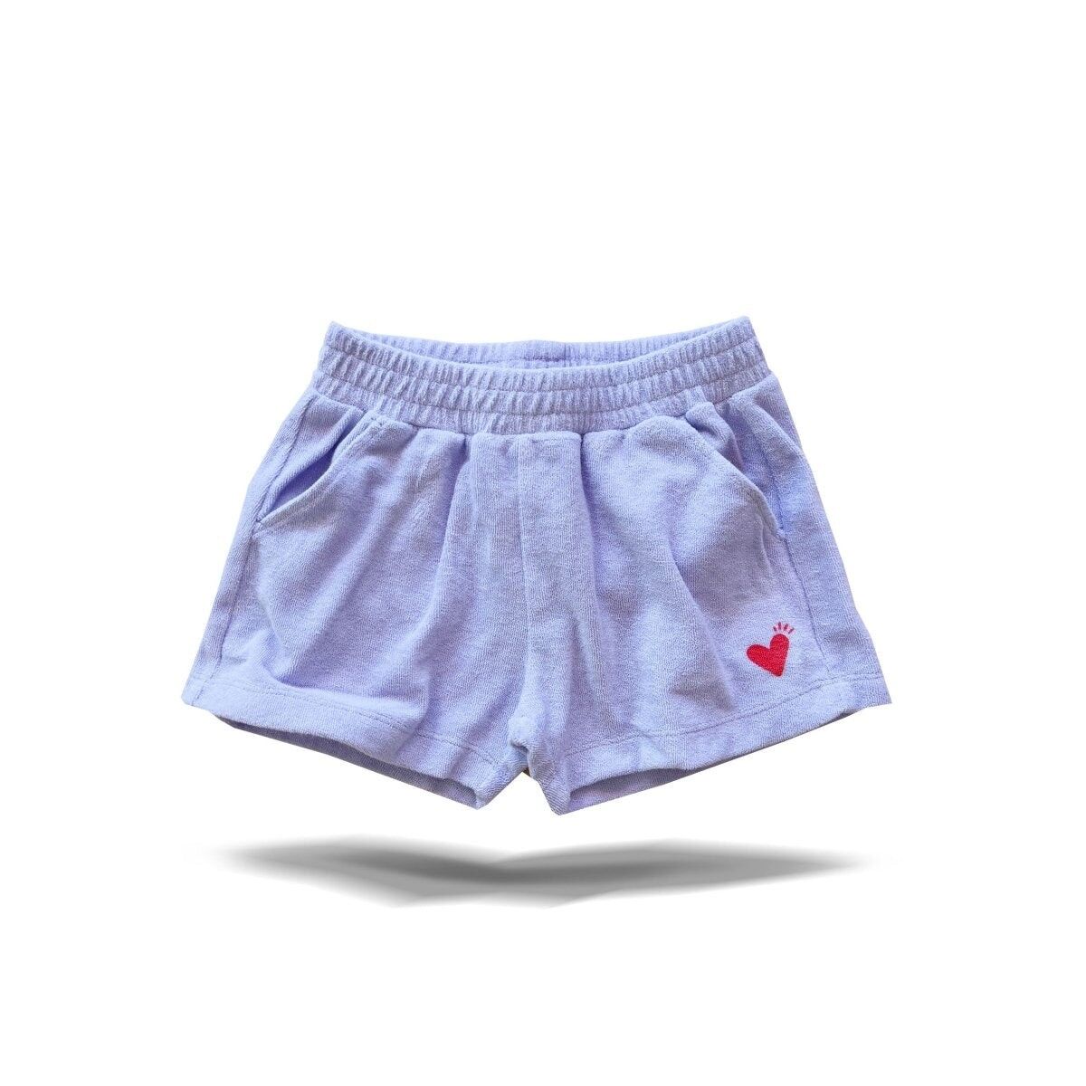 Frottee Love - Kids Short Lavendel