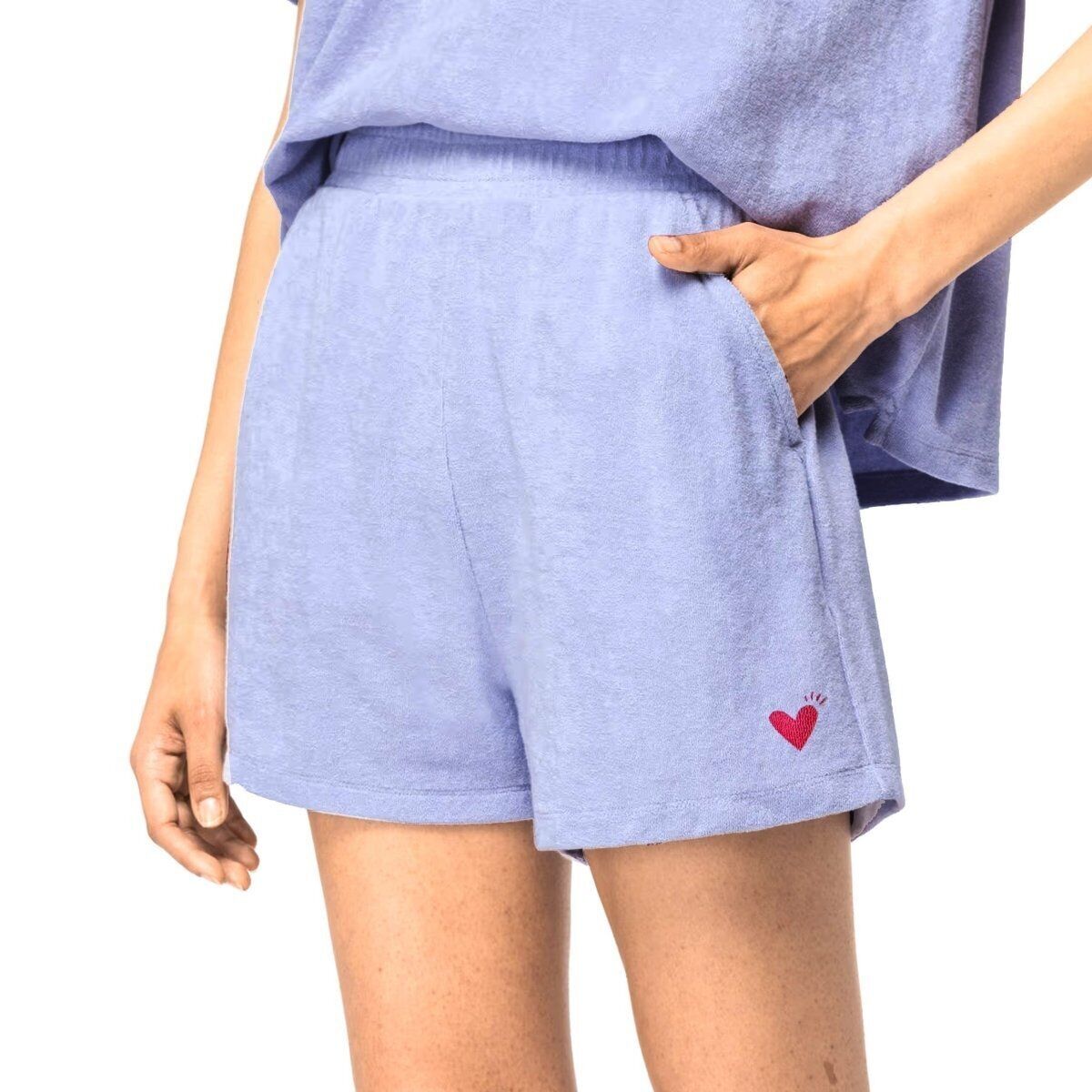 Frottee Love - Womans Short Lavendel