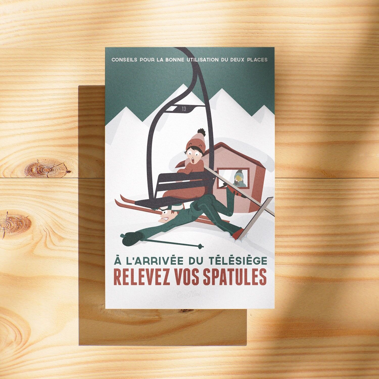 Postcard "Raise your spatulas" (10x15cm)