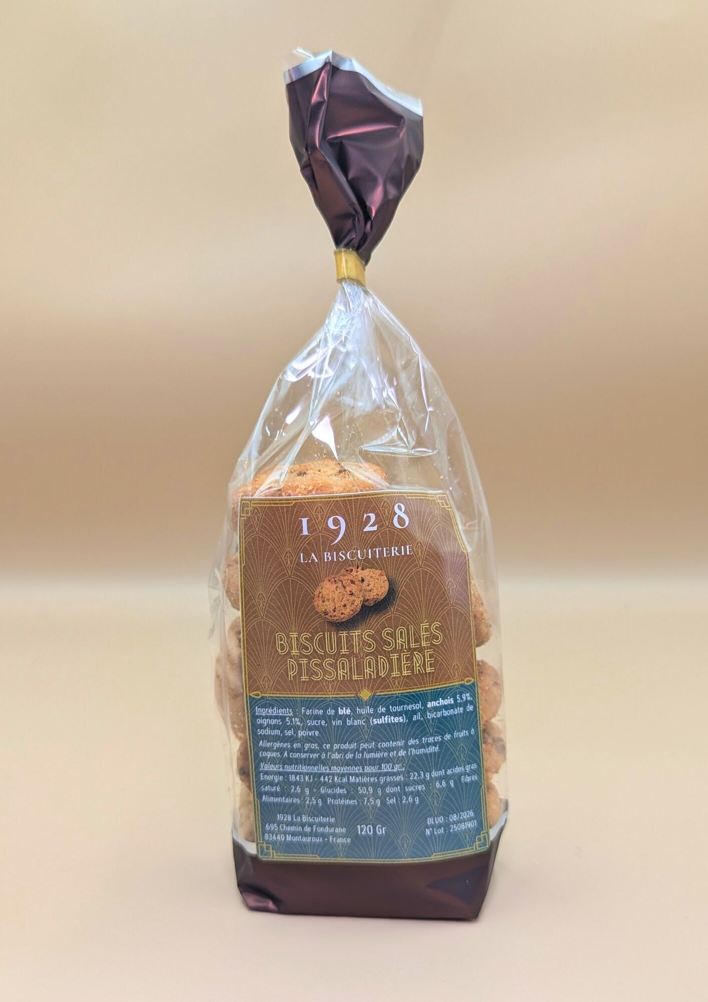 Pissaladière Salzkekse