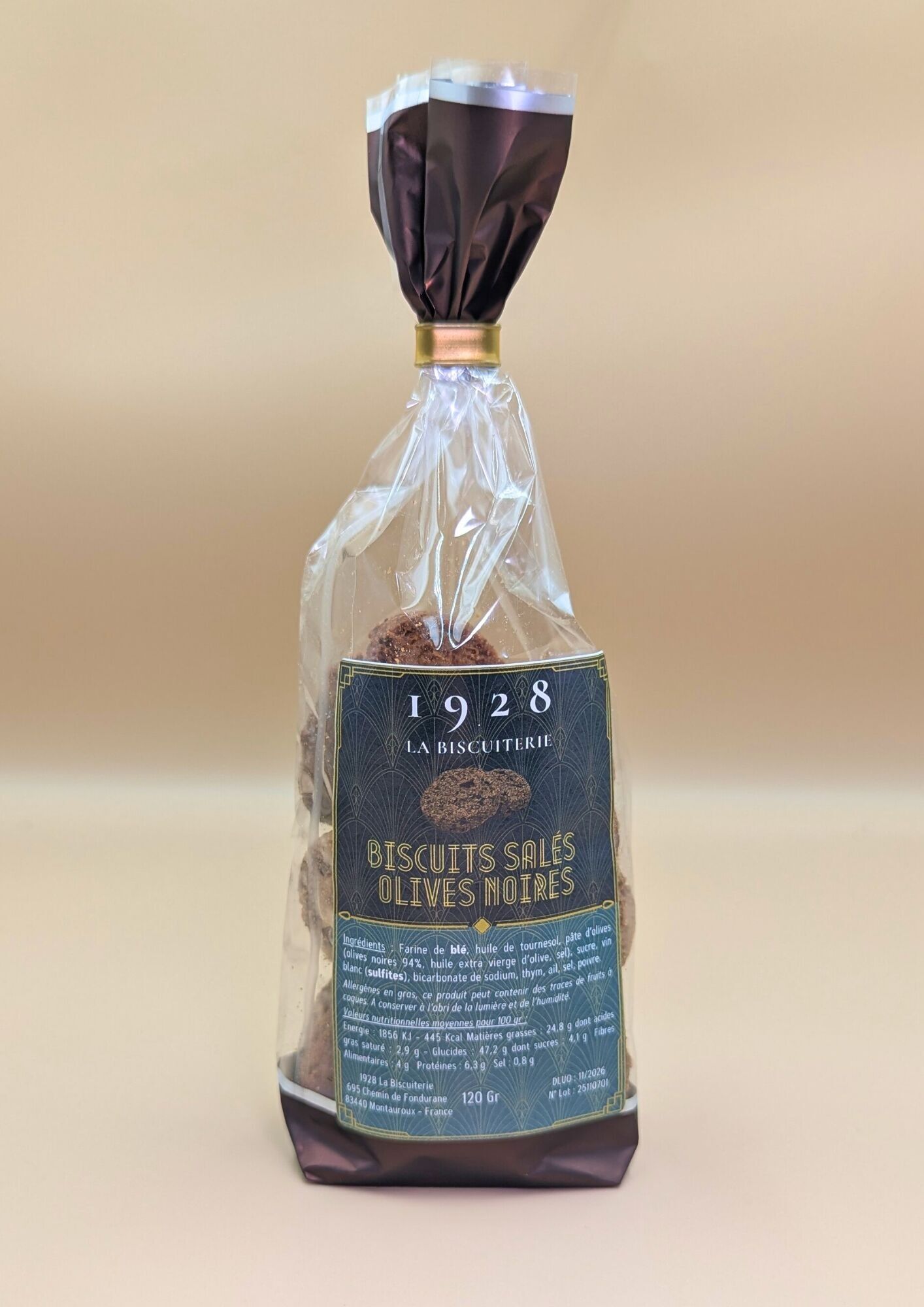 SAVORY BLACK OLIVIE BISCUITS