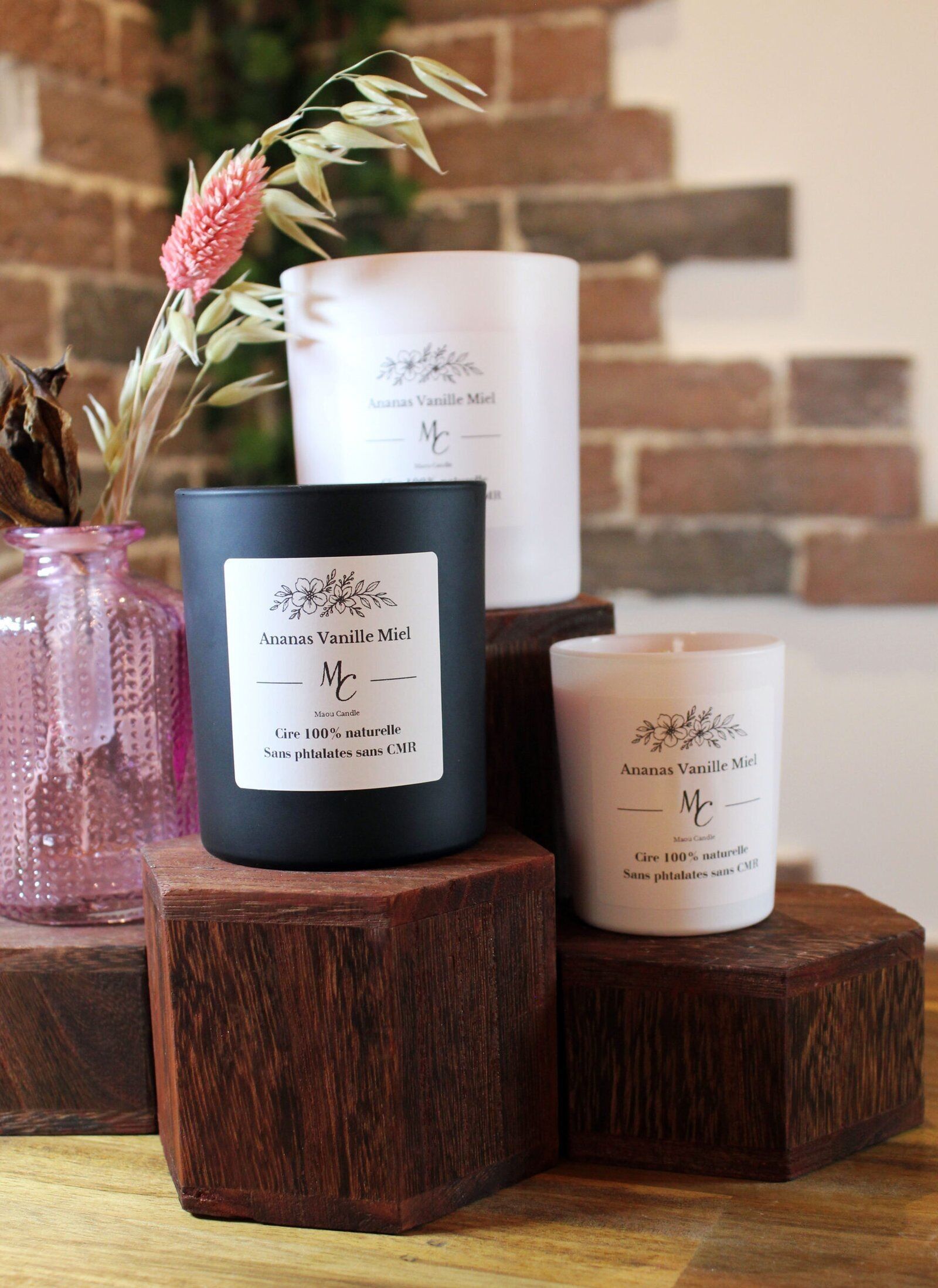 Piña, vainilla, miel