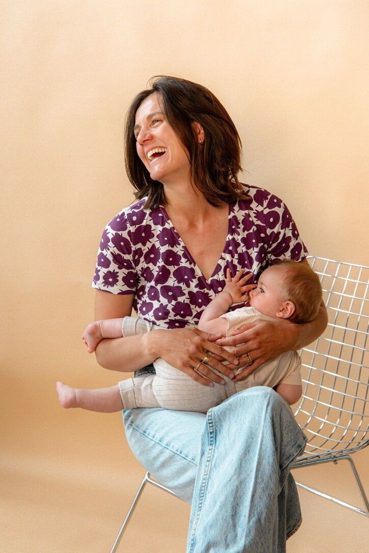 Violette – Body premaman e allattamento a maniche corte