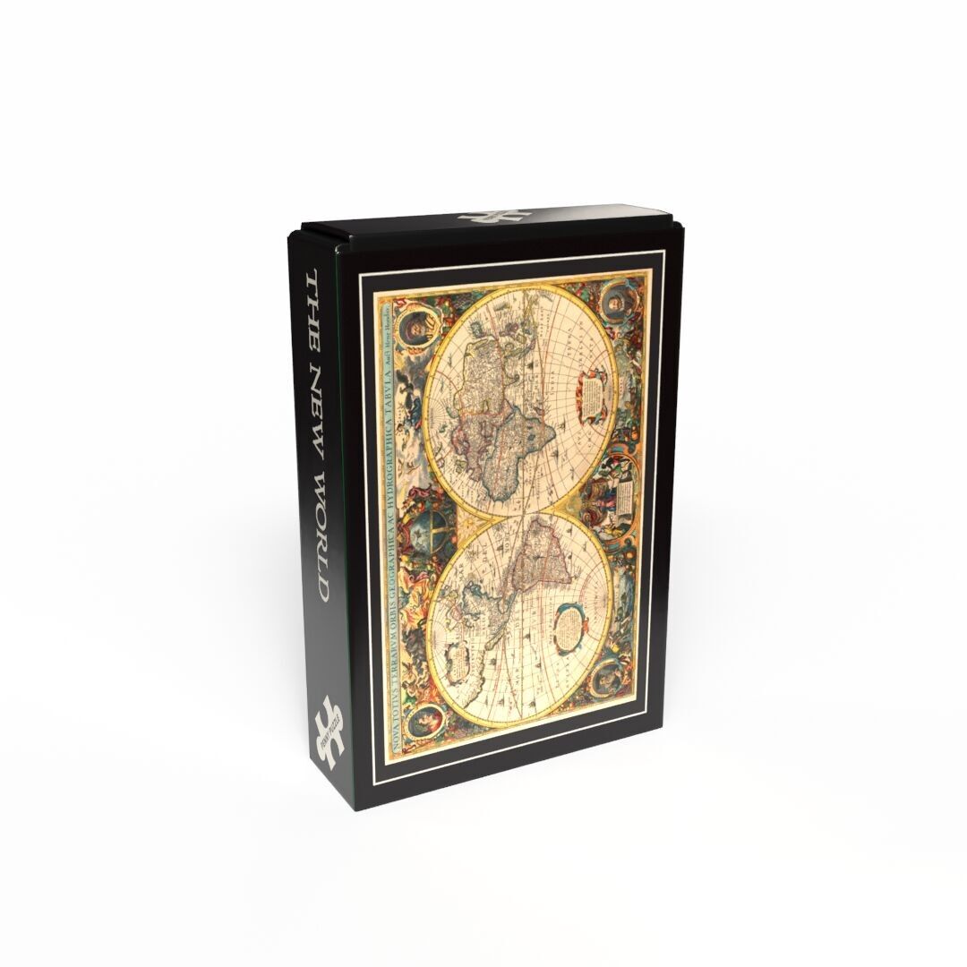 DIE NEUE WELT 99-teiliges Vintage-Minipuzzle