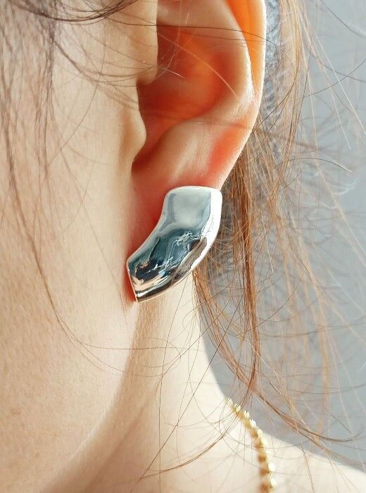 Orecchini avvolgenti con armatura in argento unici