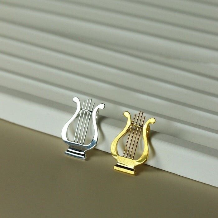 Ägäis – Minimalistische griechische Harfen-Halskette