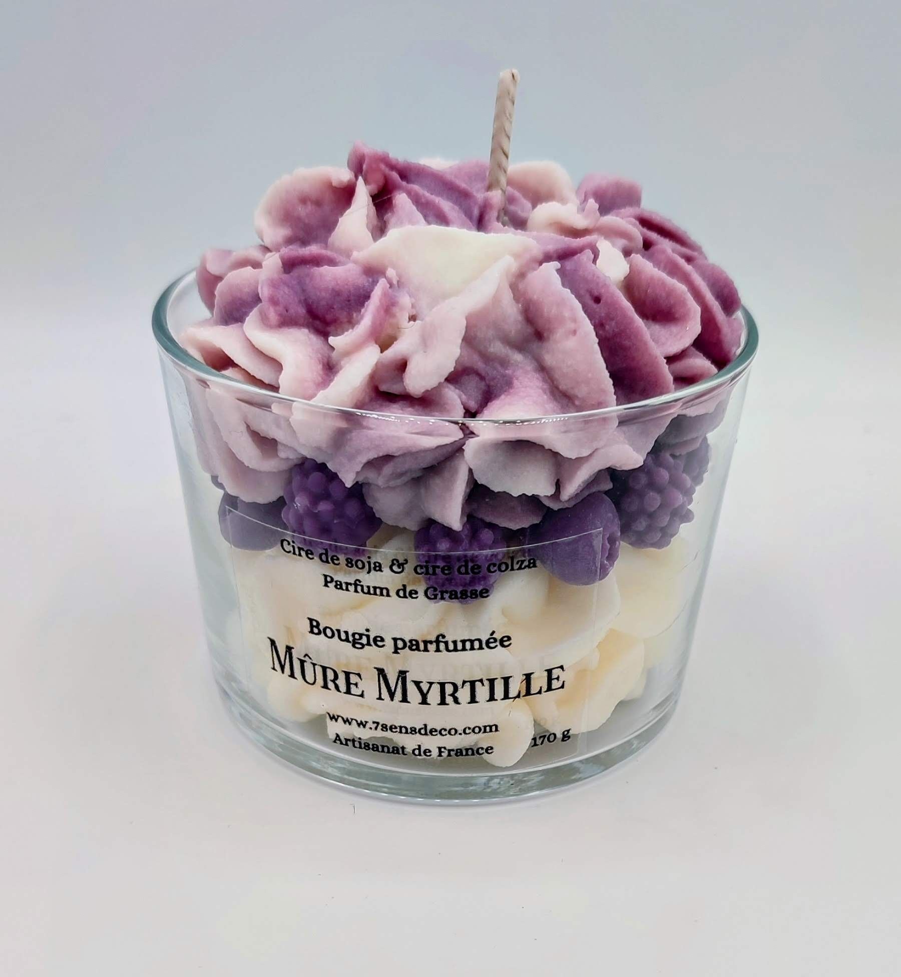 Gourmet candle Mure blueberry