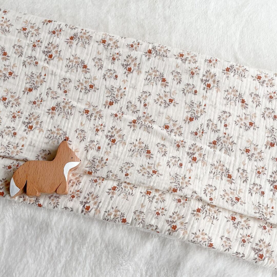 Couverture bébé doudou personnalisable toute saison "Automne"