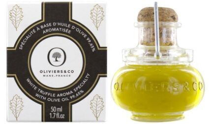 Specialty olive oil-based product flavored with white truffle - 50 ml bottle
