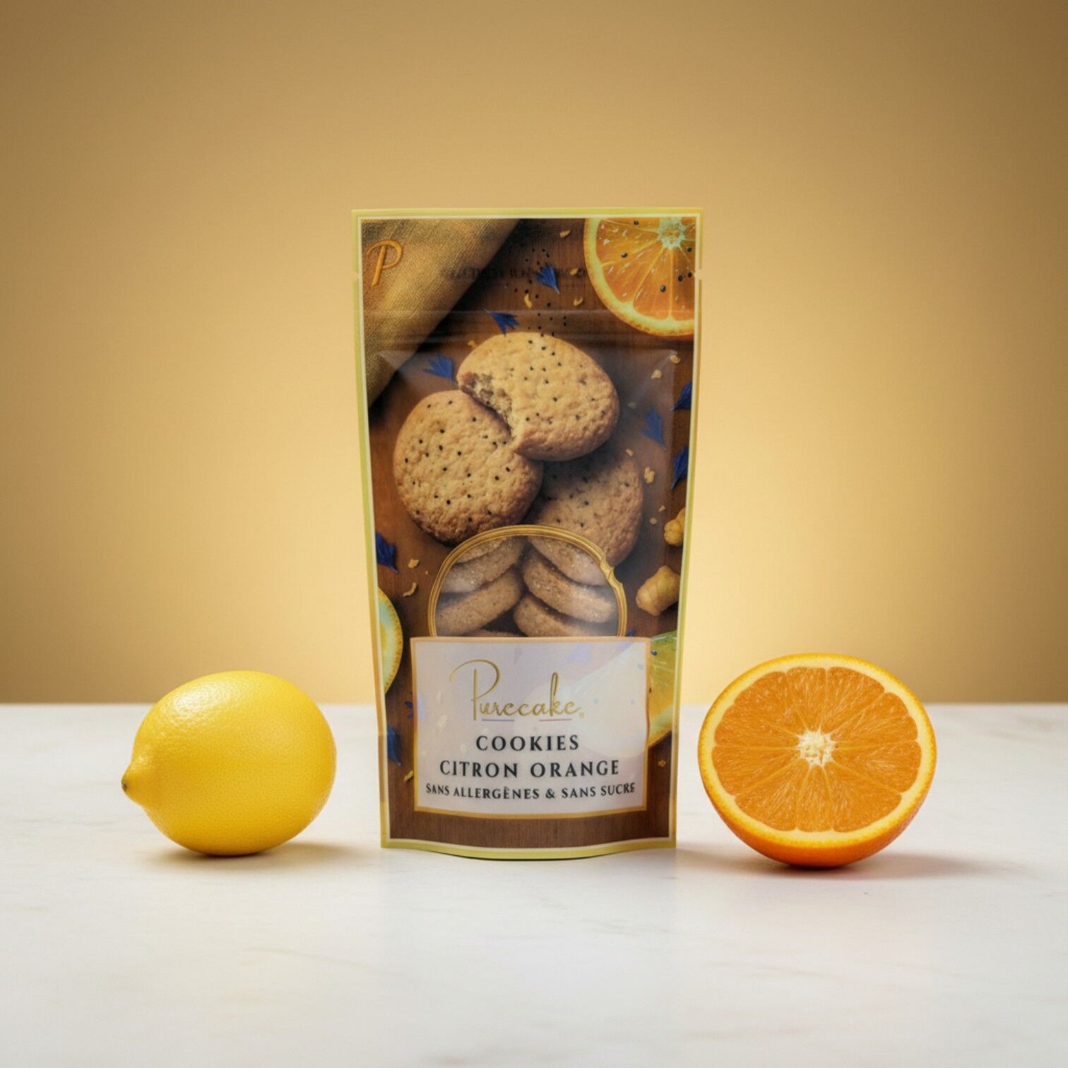 Lemon Orange Cookie – The Cookie That Wakes You Up 🌱 Allergen-free & sugar-free