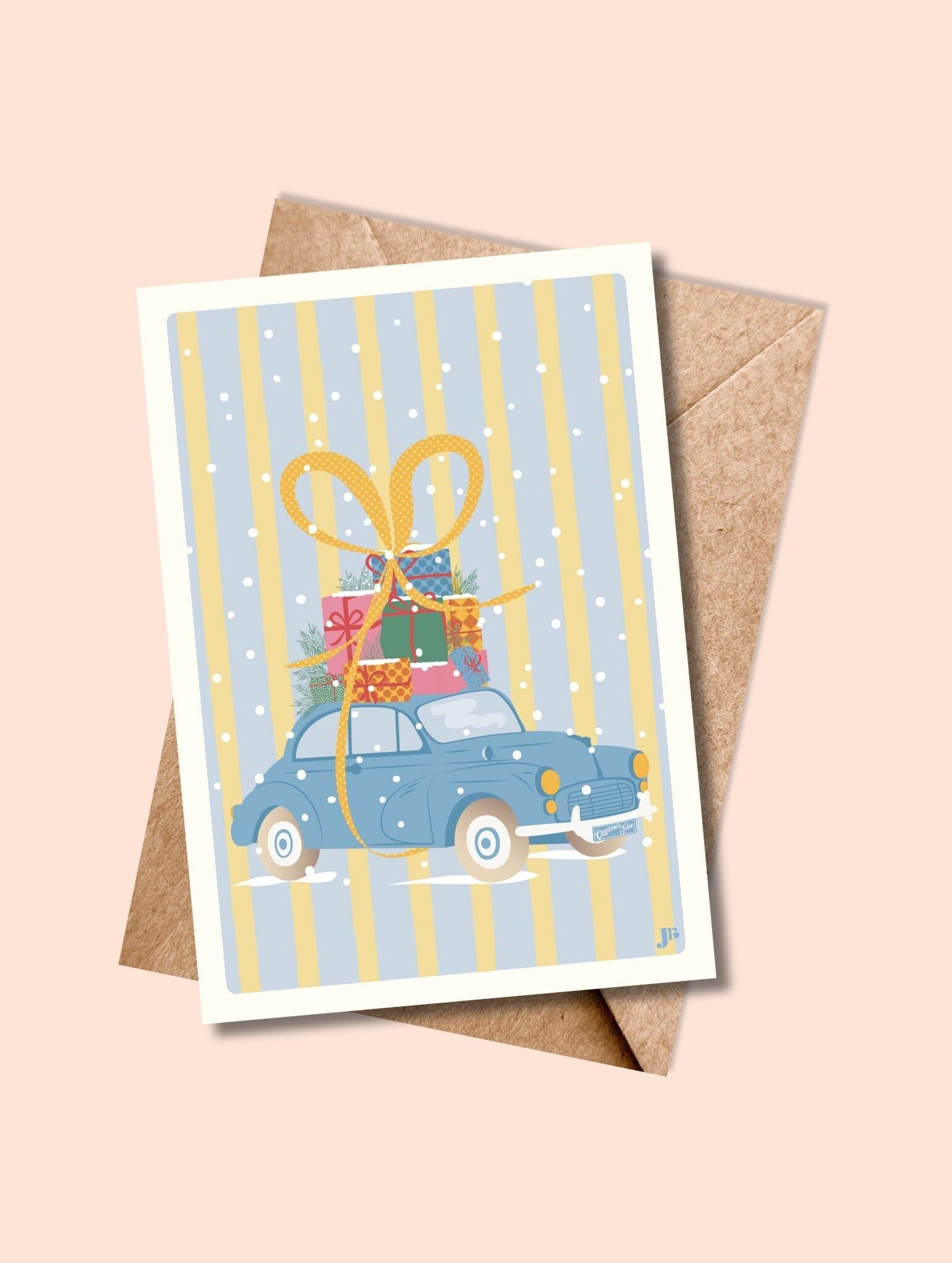 Postkarte AUF DEM WEG ZU WEIHNACHTEN