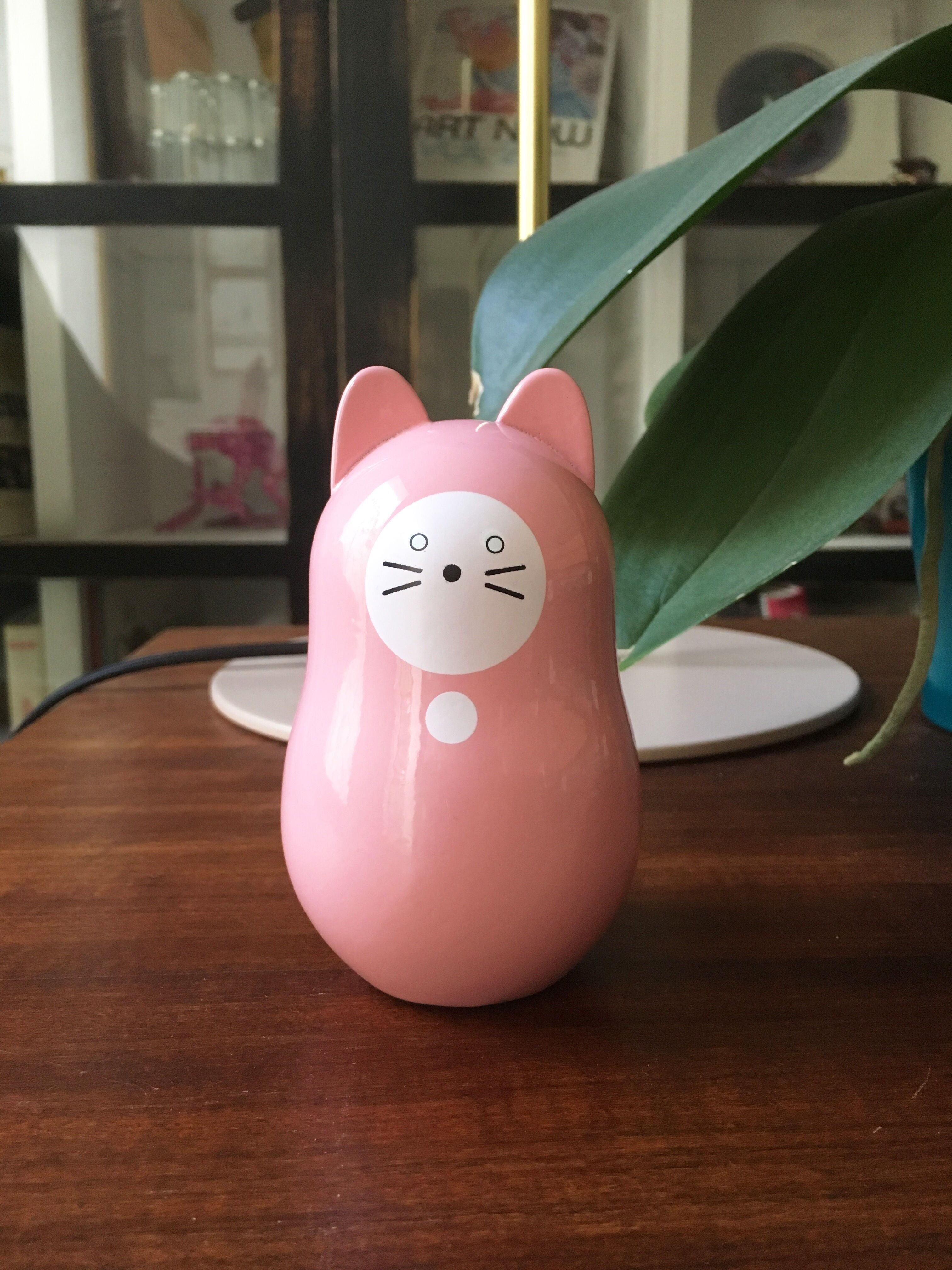 Daruma-Neko (PINK): WAHRE LIEBE. ERREICHE DEIN ZIEL!