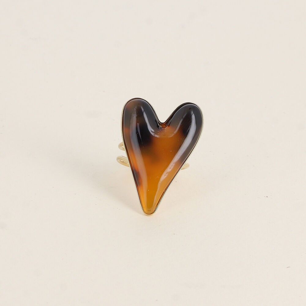 Halia Ring - Resin Heart