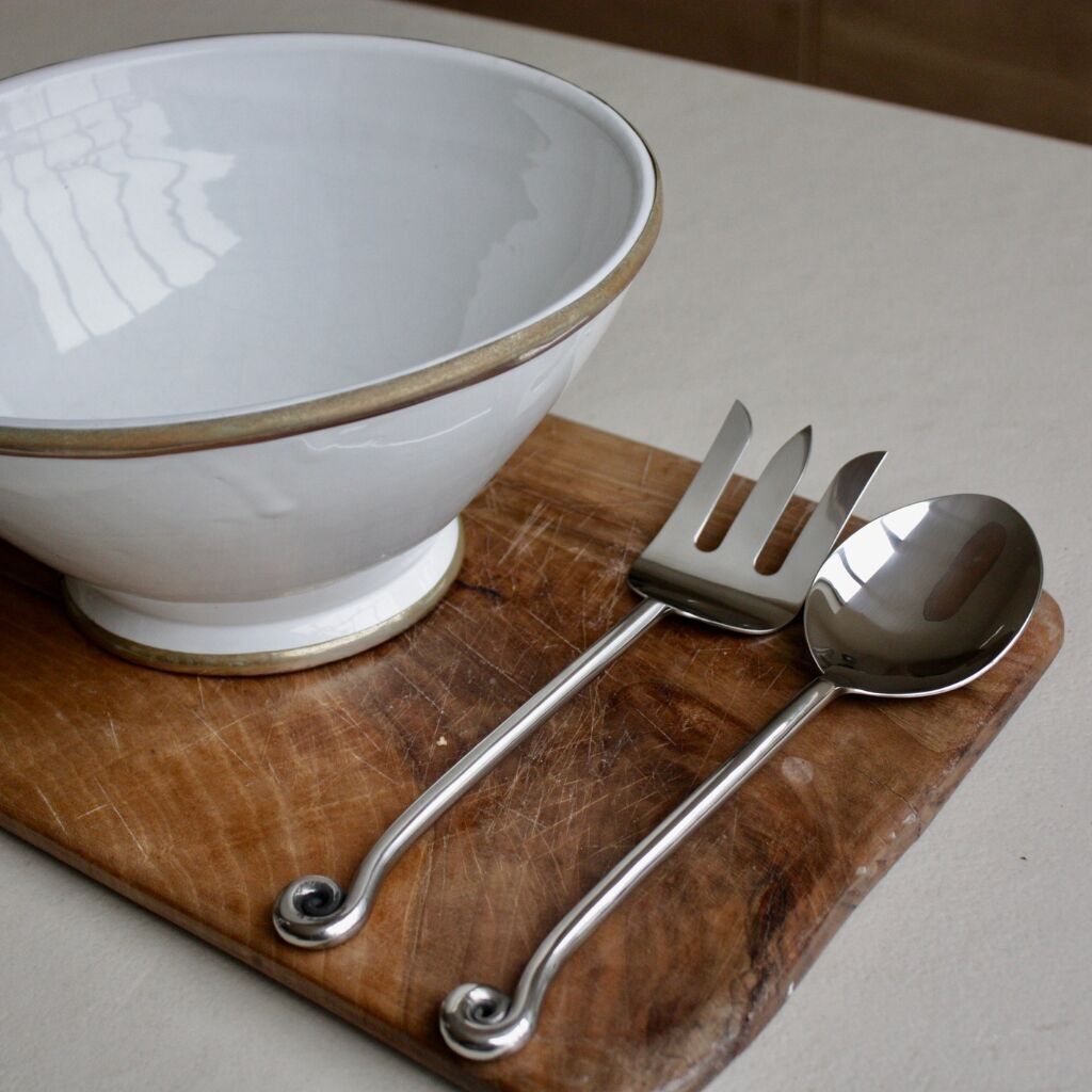 Servidores de ensalada - Acero inoxidable - Loop