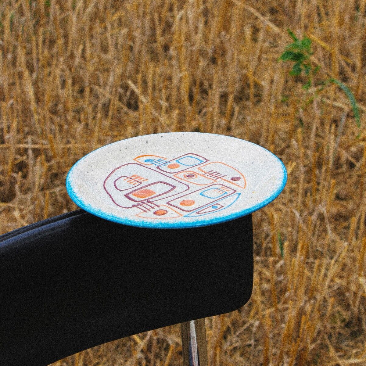 Piatto da dessert Paros 〰️ Blu