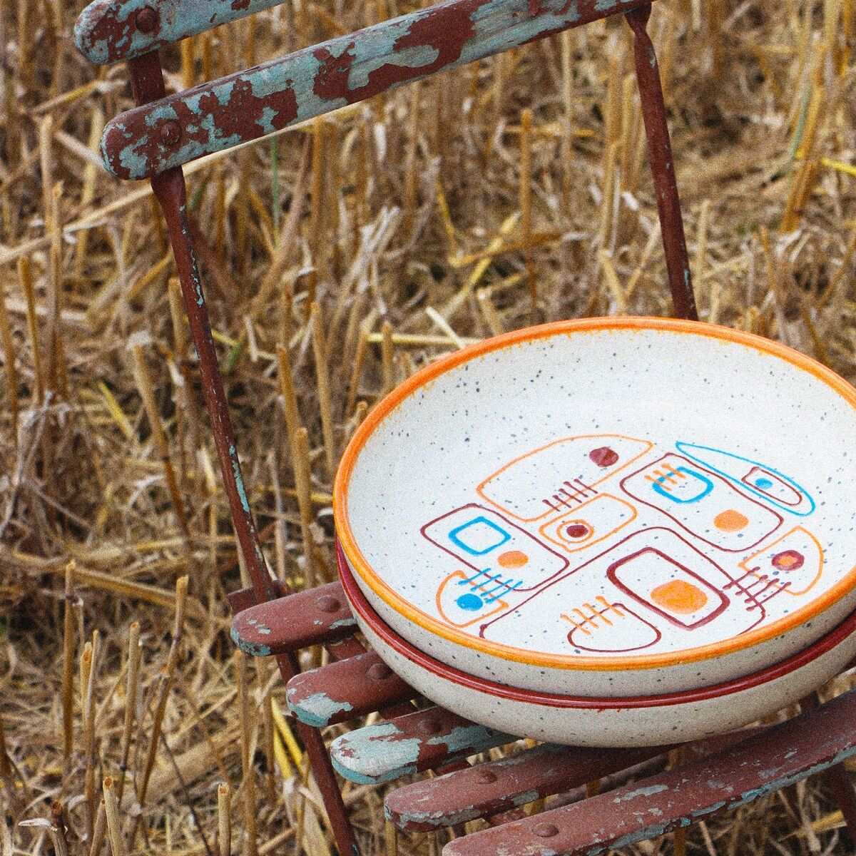 Piatto fondo 〰️ Insalatiera per bambini Paros Curry