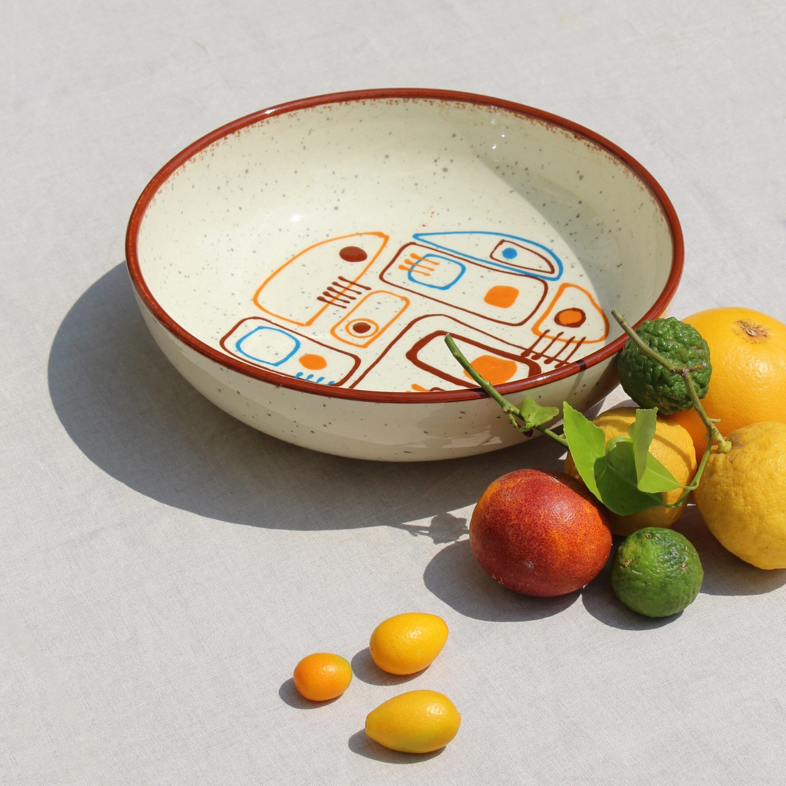 Insalatiera Paros 〰️ Terracotta