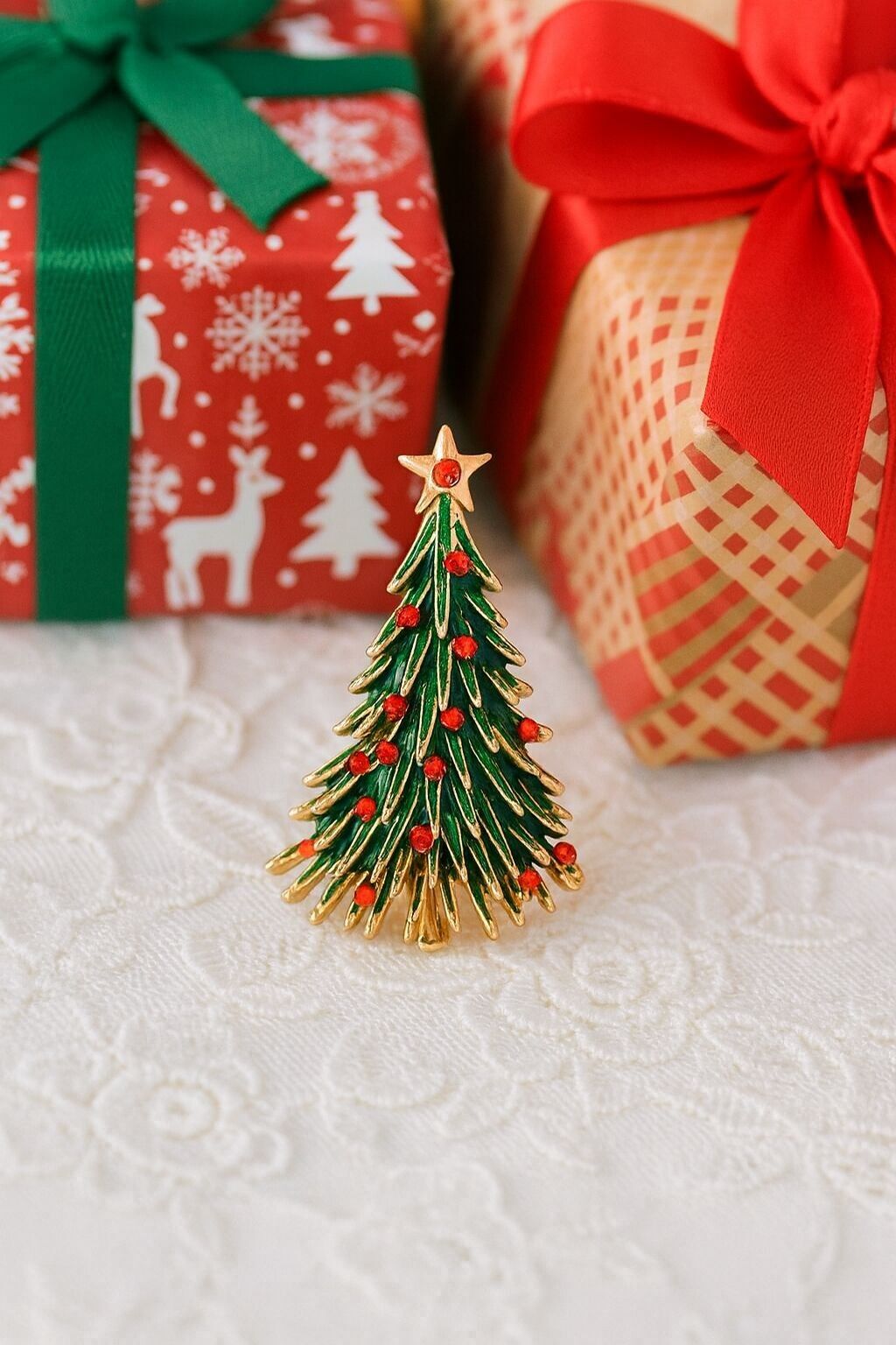 Christmas Tree Brooch