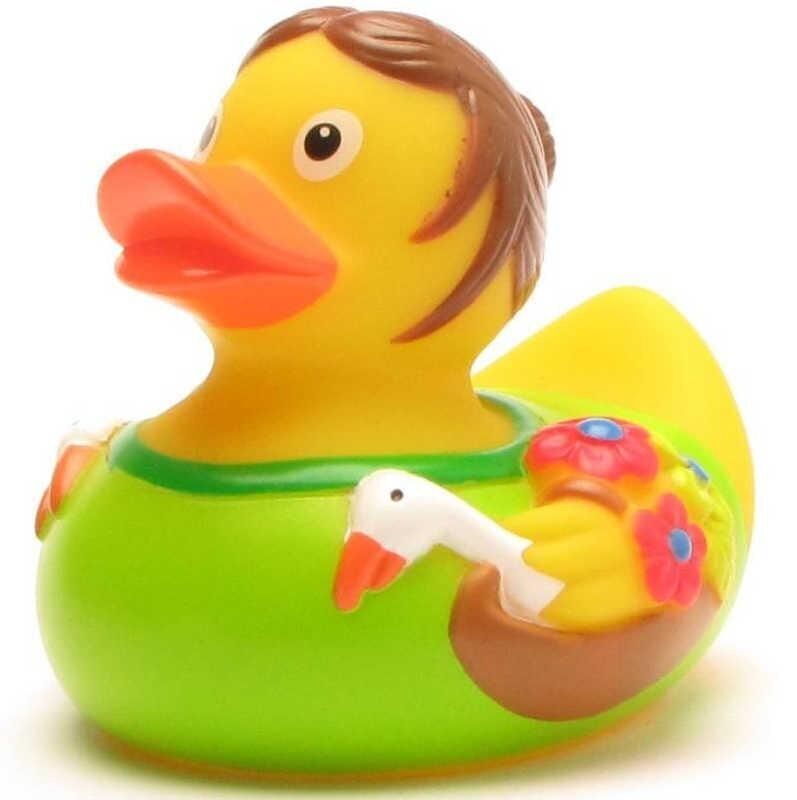 Anatra di gomma Goose Girl - Anatra di gomma