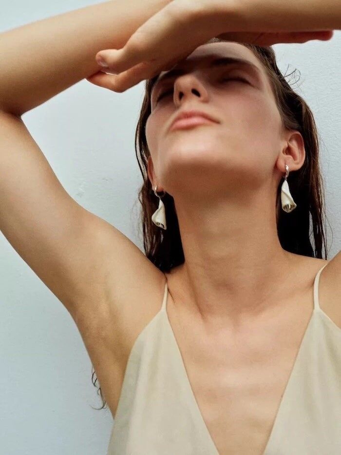 Elegante Calla-Lilien-Ohrringe