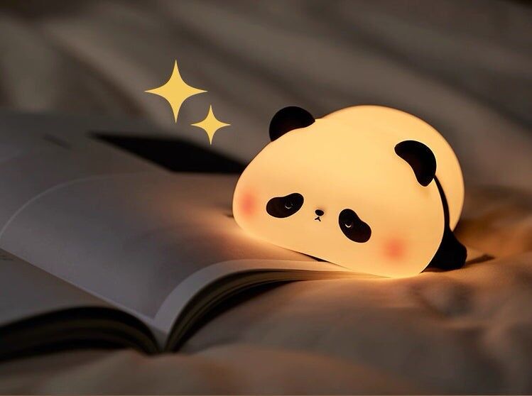 Lampe de nuit Panda – Lampe rechargeable en silicone souple