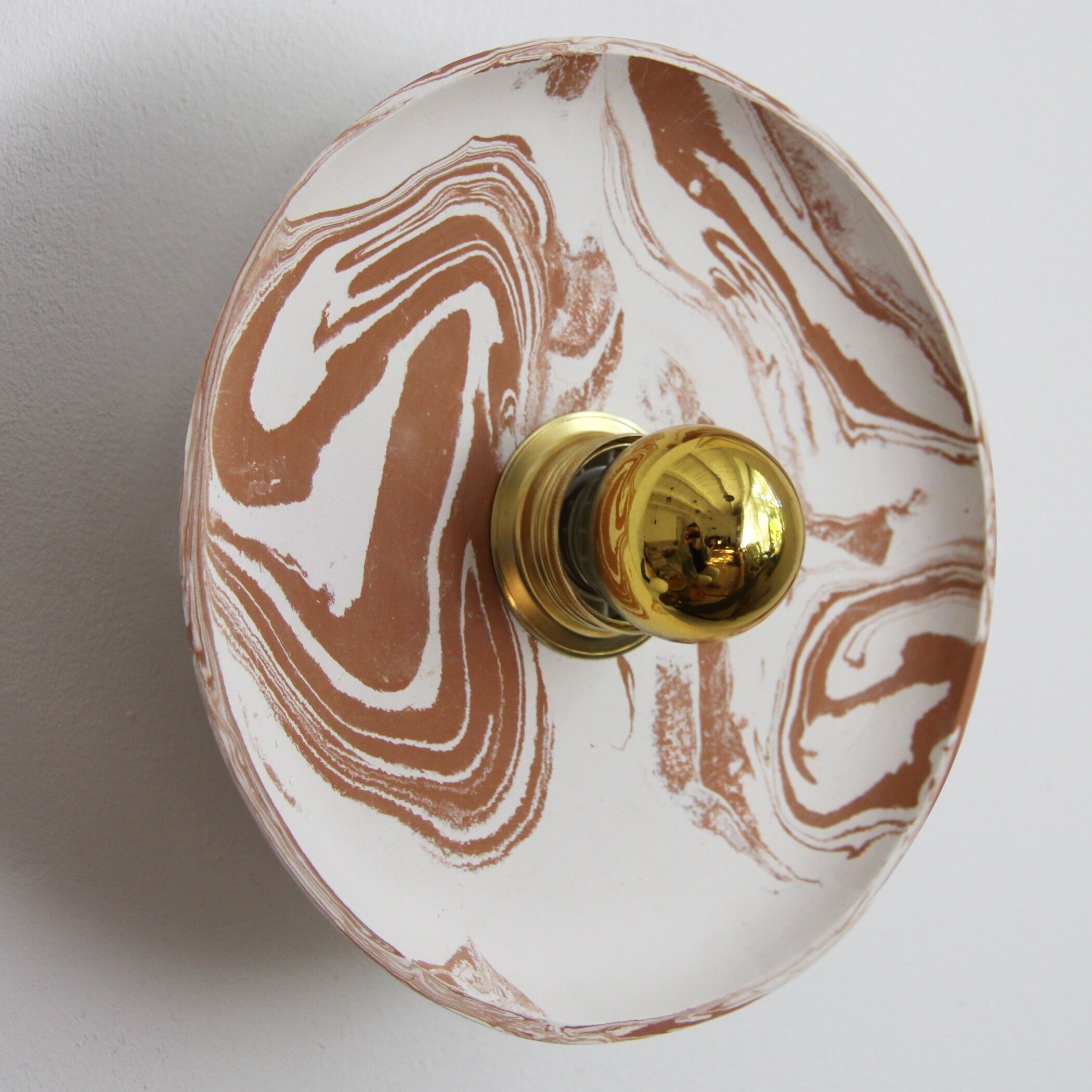 Wall lights in mixed clays / ceramic