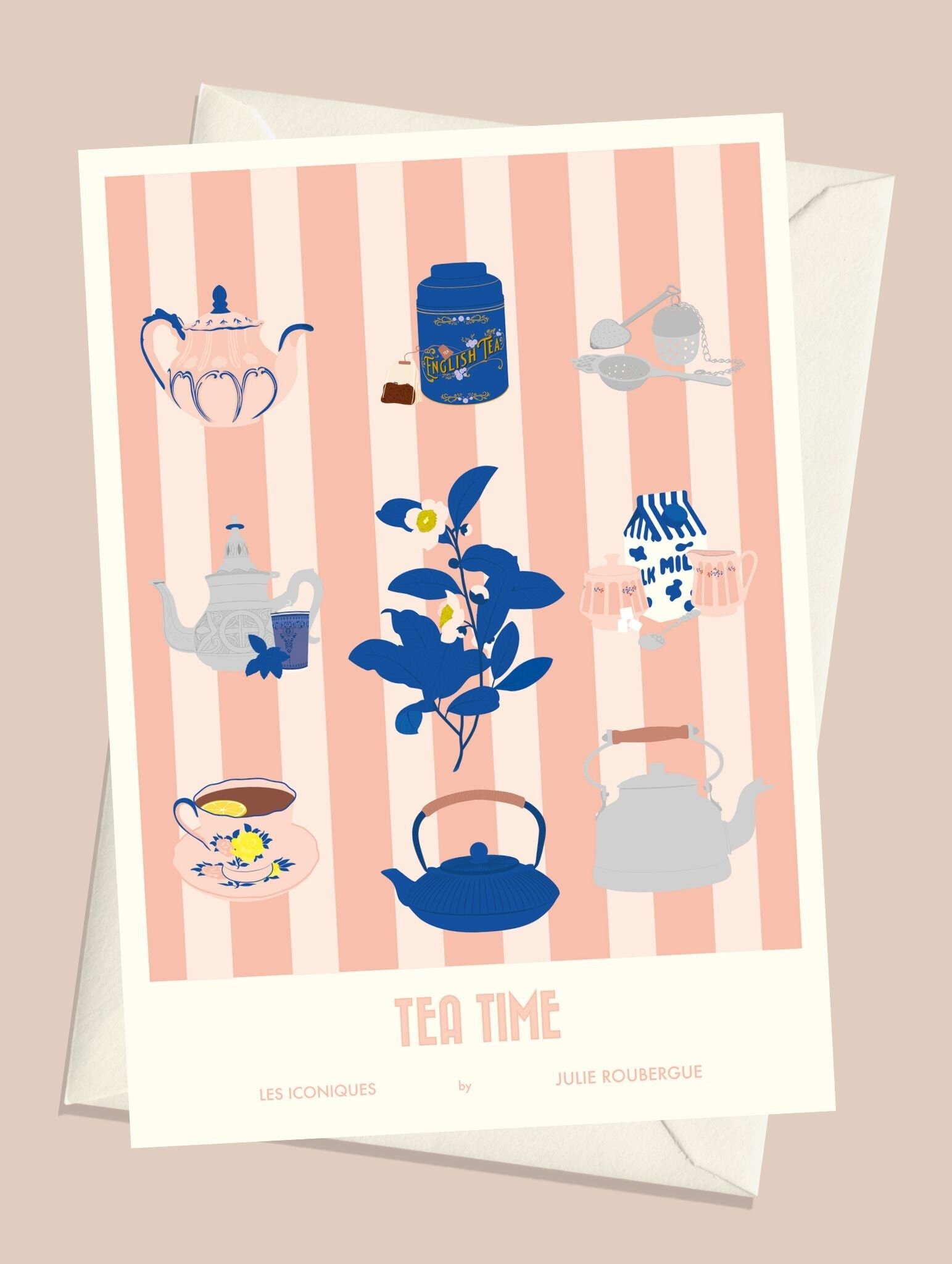 TEA TIME Postcard – The Iconic Ones