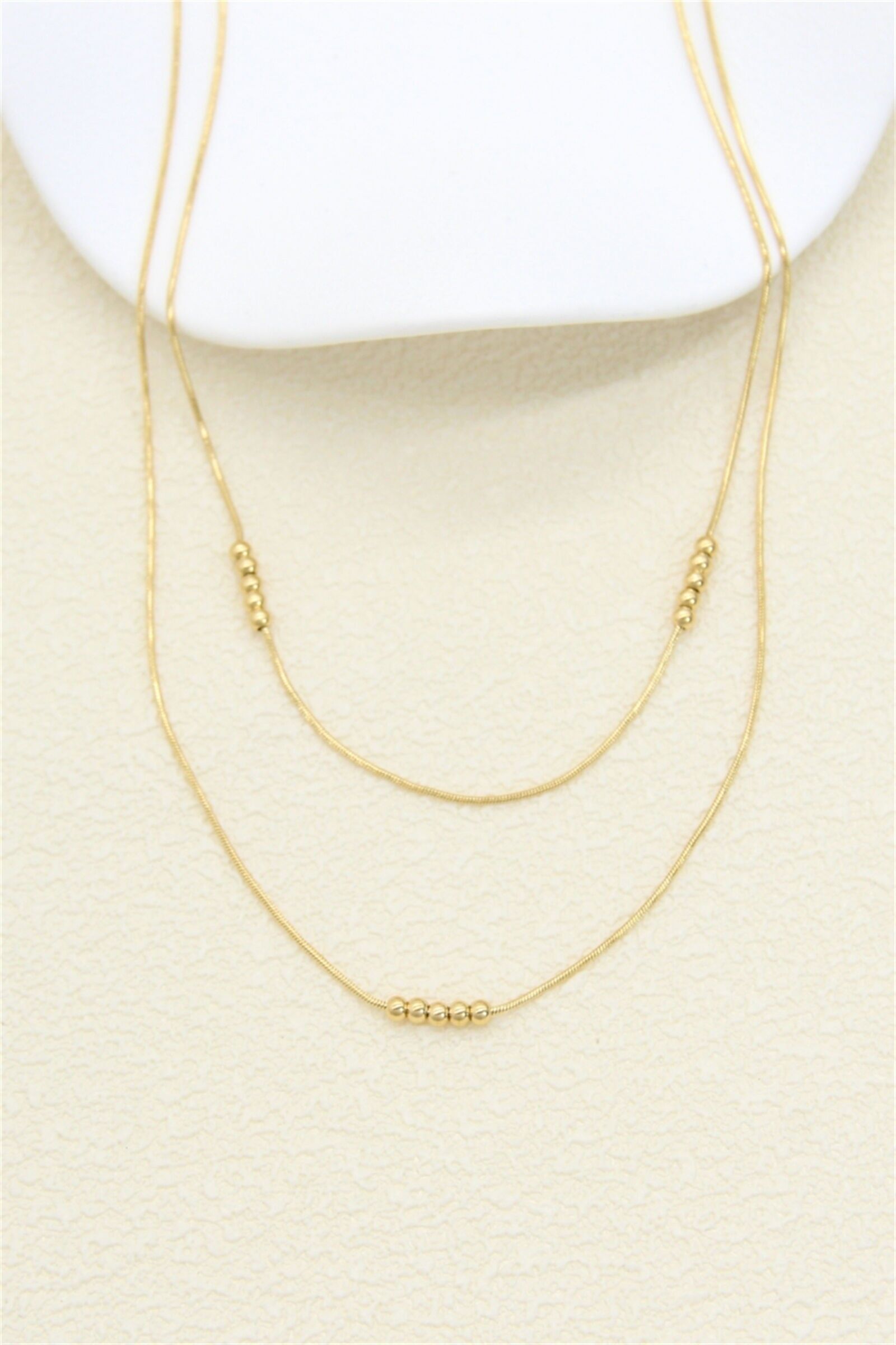 Doppelsträngige Edelstahlkette – minimalistisch und ultra-schick