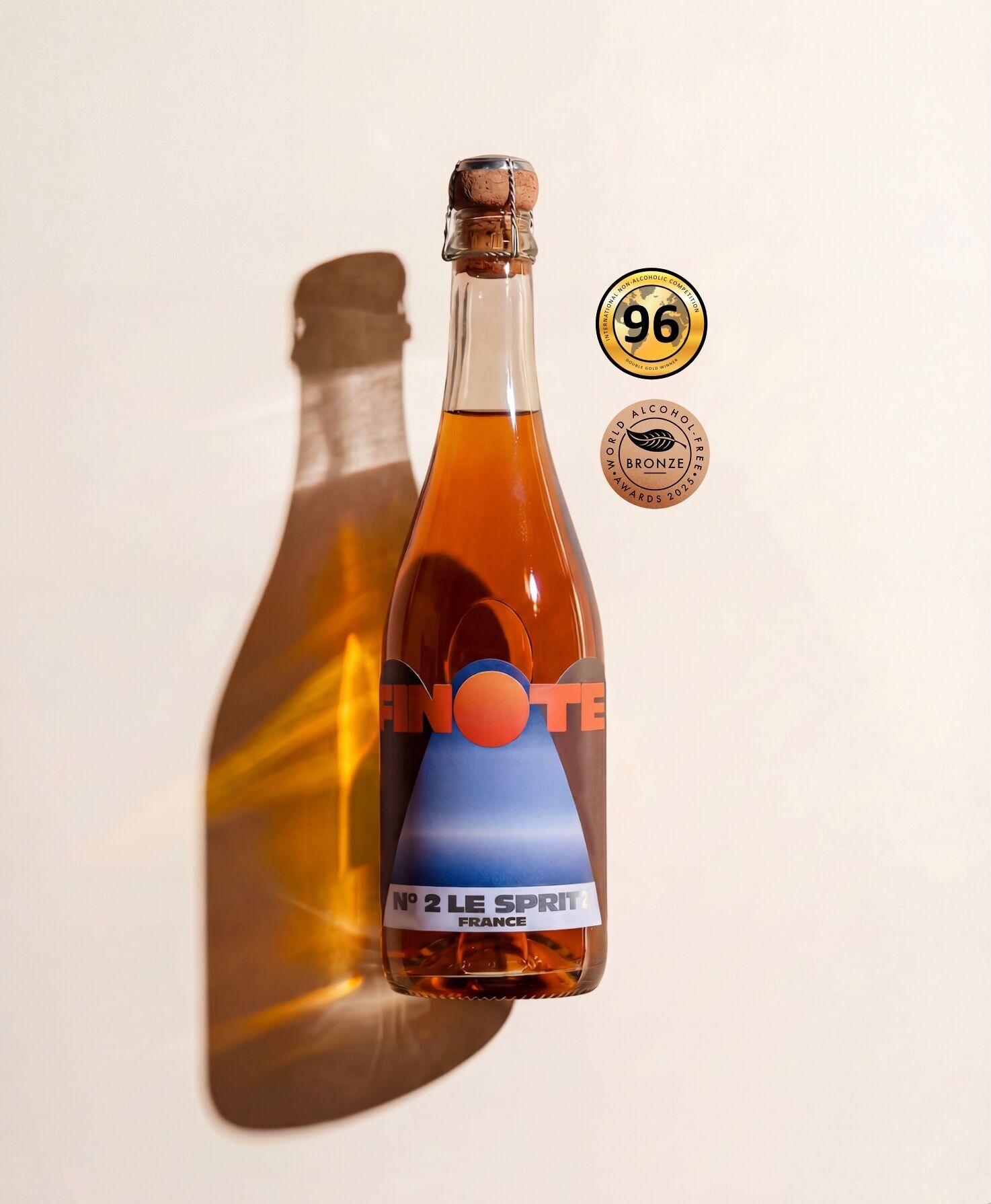 Cóctel Spritz n.° 2 | Sin alcohol y con gas | Naranja - Genciana - Romero | 75 cl | Hostelería - Gastronomía