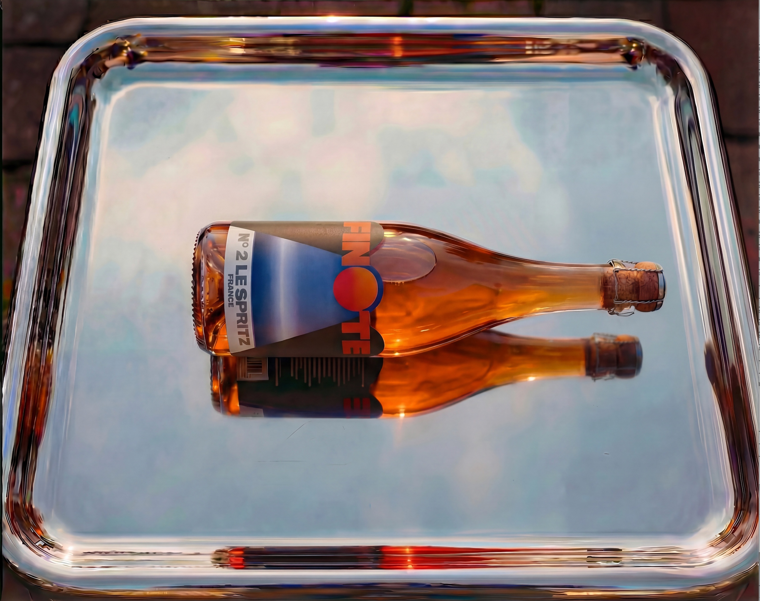 Spritz No. 2 Cocktail | Non-Alcoholic & Sparkling | Orange - Gentian - Rosemary | 75 cl | Hospitality - Gourmet Food