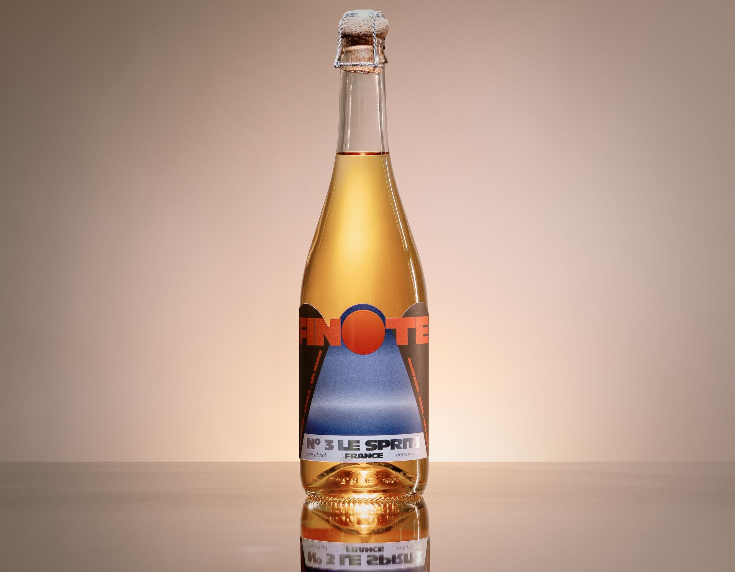 Cocktail Le Spritz No 3 | Sans Alcool & Pétillant | Mandarine - Basilic - Sel marin | 75 cl | CHR - Épicerie Fine