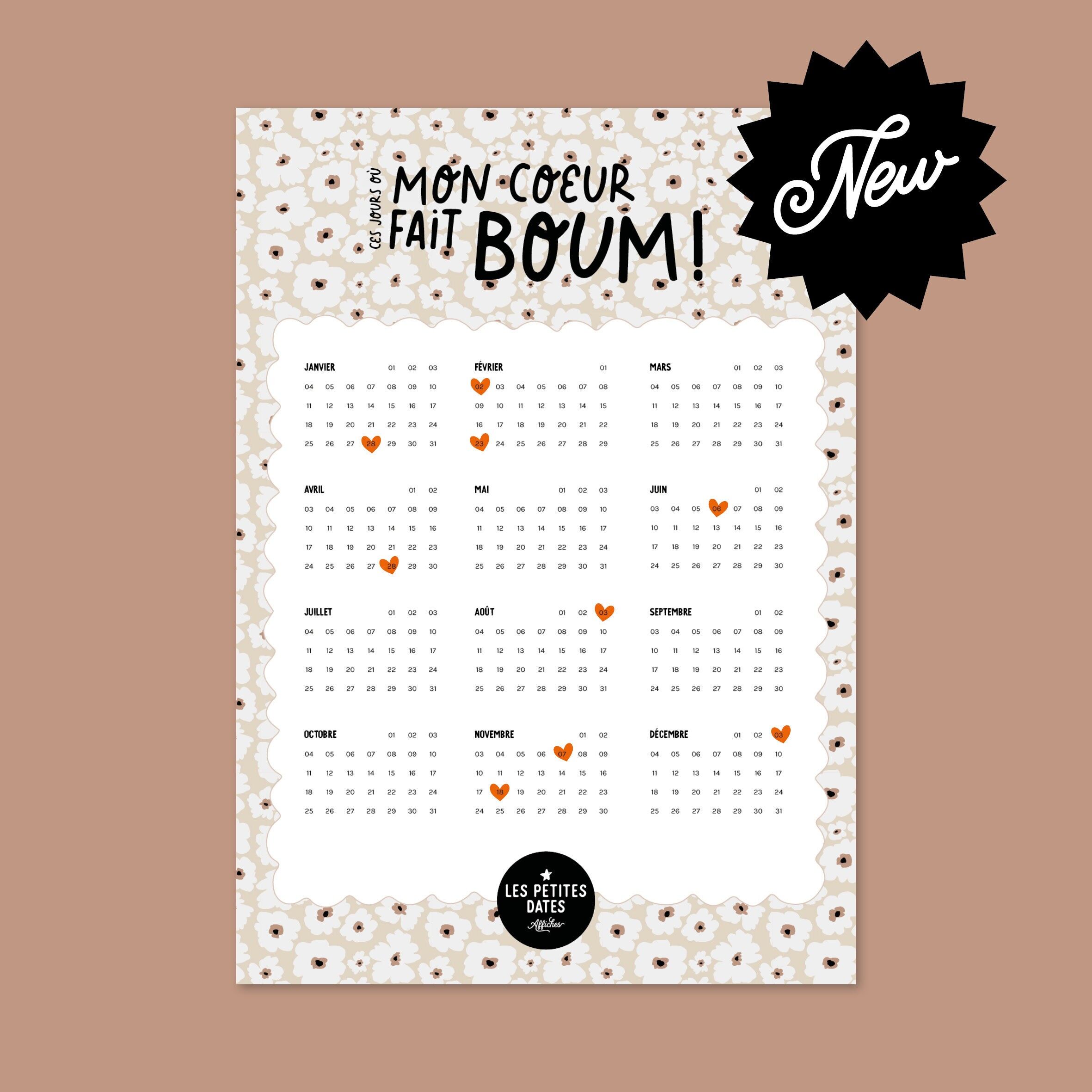 Mein Herz schlägt höher – Kalender – Blumen